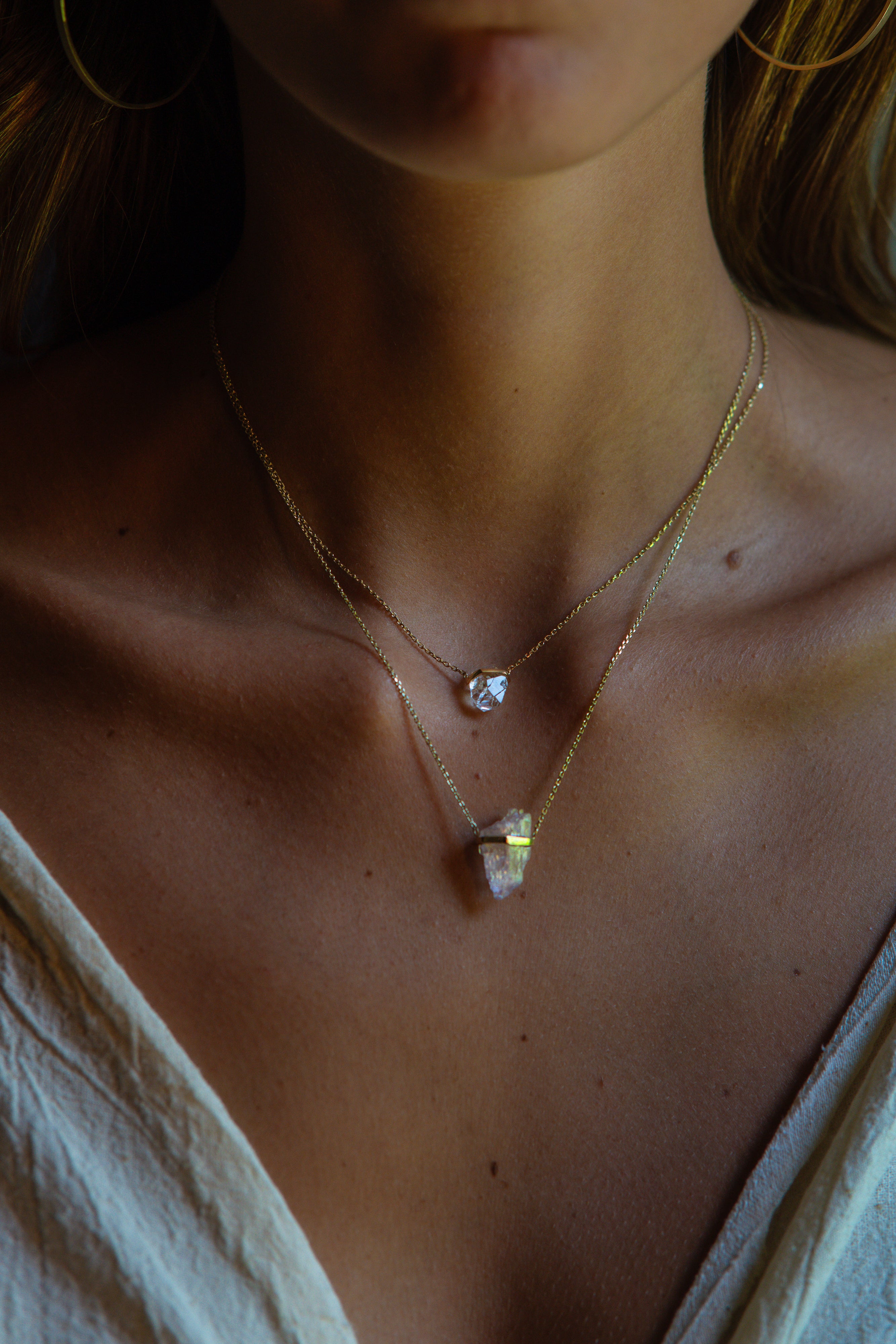 Herkimer Mini Amulet - Raw