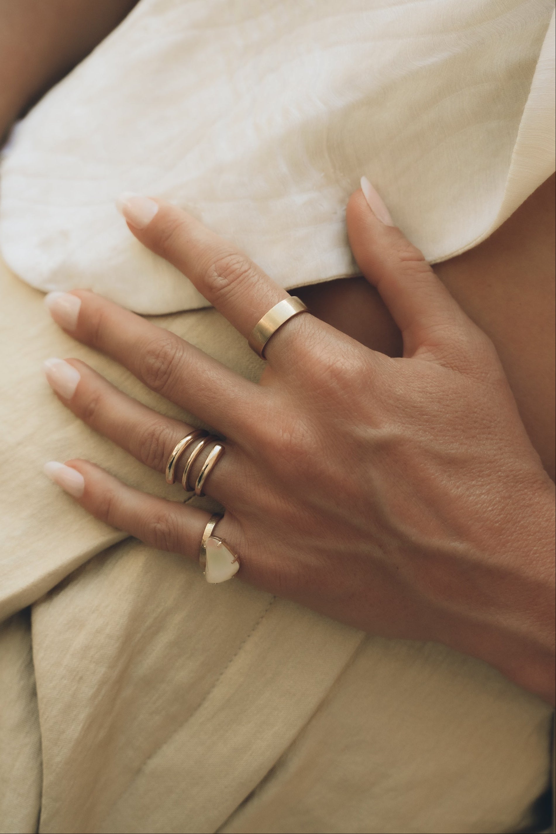 Solid Gold - Spiral Ring