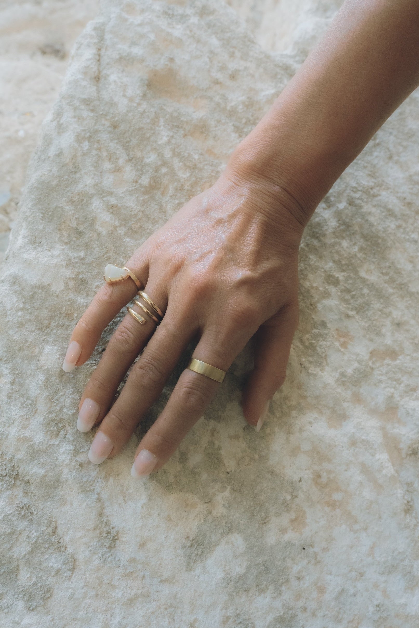 Solid Gold - Spiral Ring