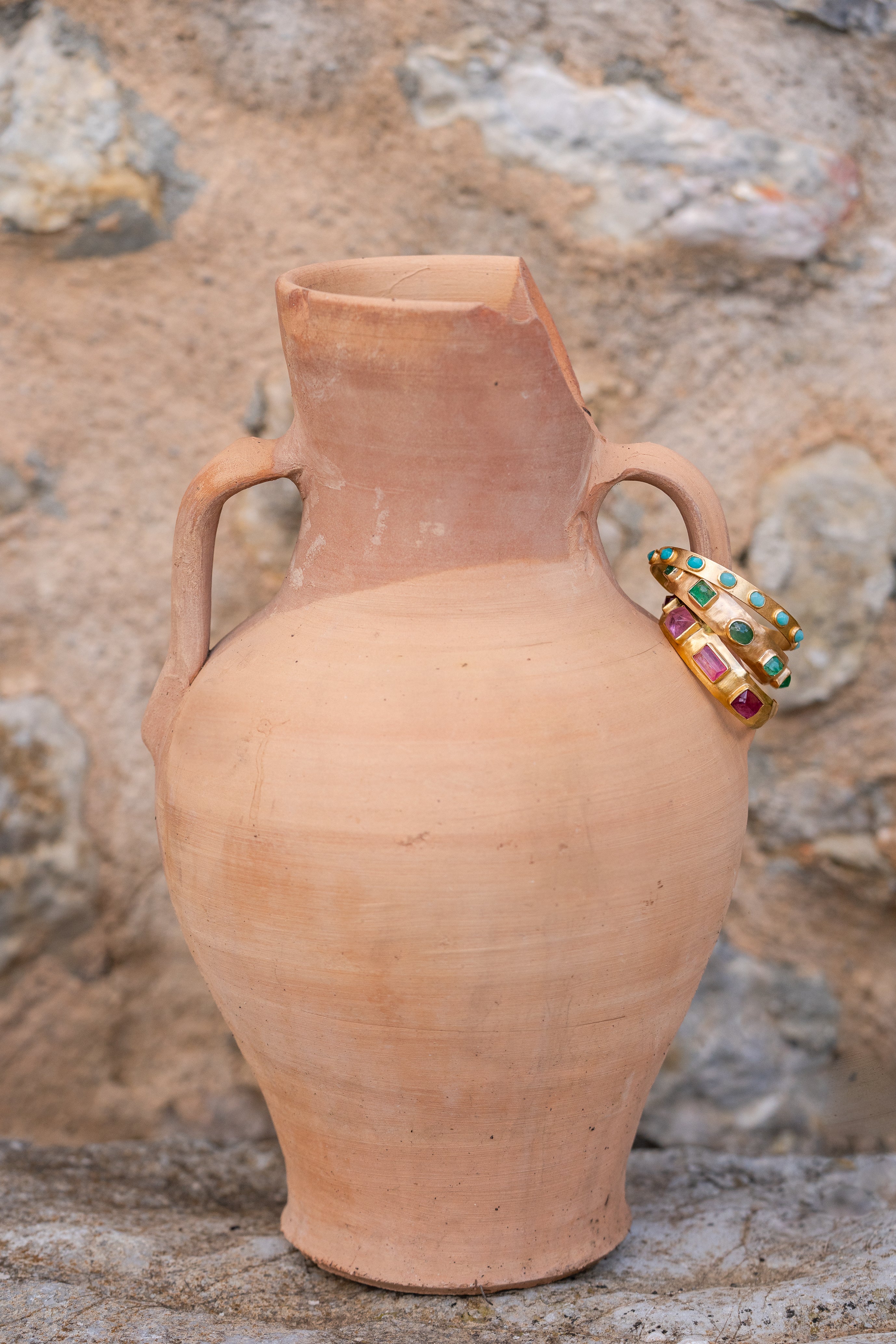 Andean Blue Opal Star Bracelet - Cut