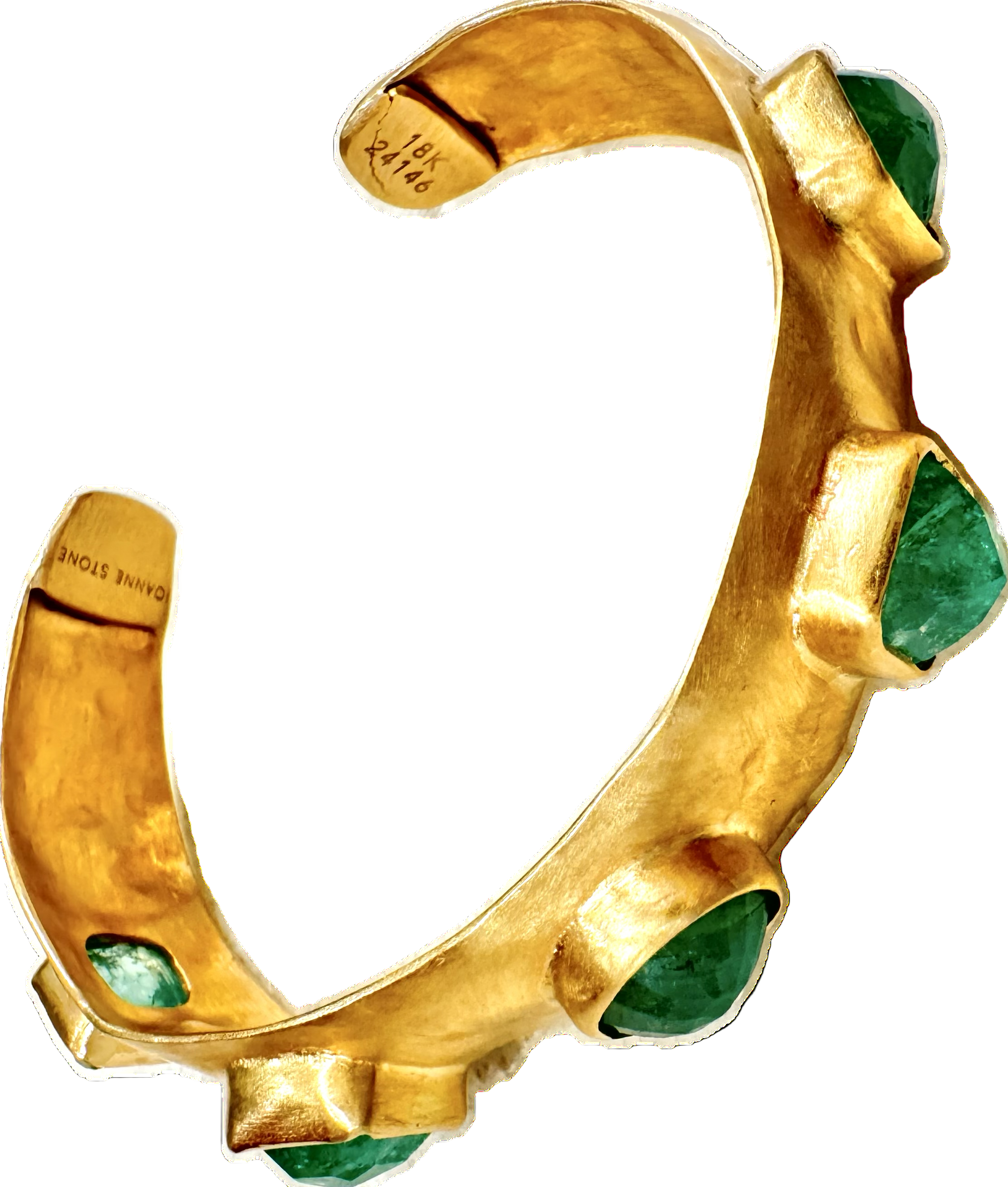 Nectar Cut Emerald Star Bracelet-Y18K