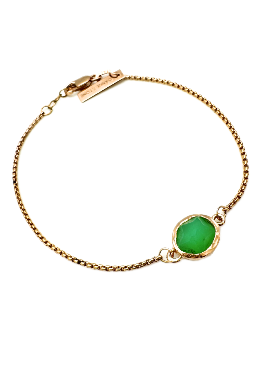 Chrysoprase Star Bracelet - Cut