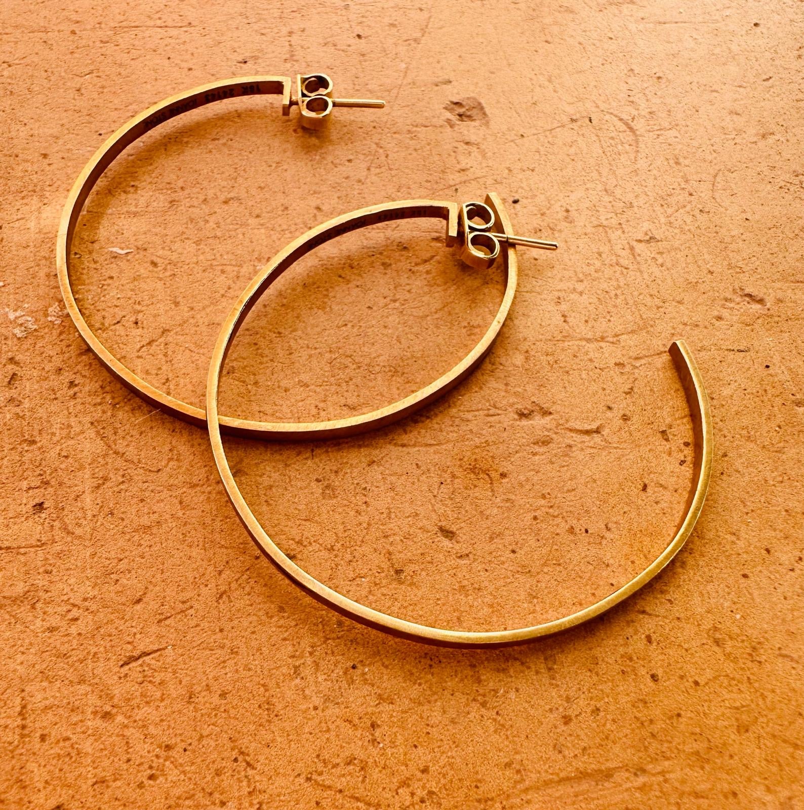 Flat Hoops-Y14k