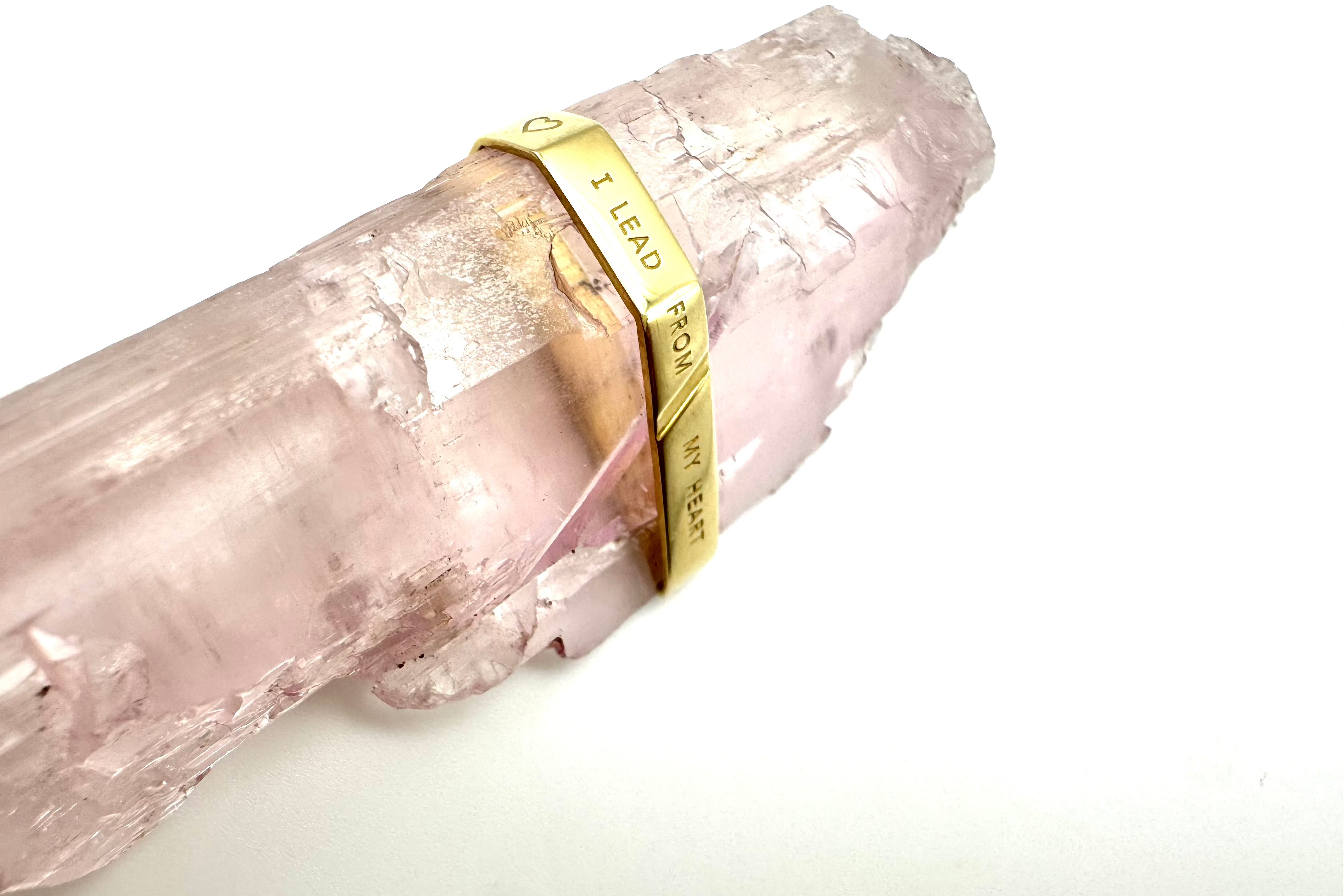 Meditation Raw Kunzite Single Band -Y14k