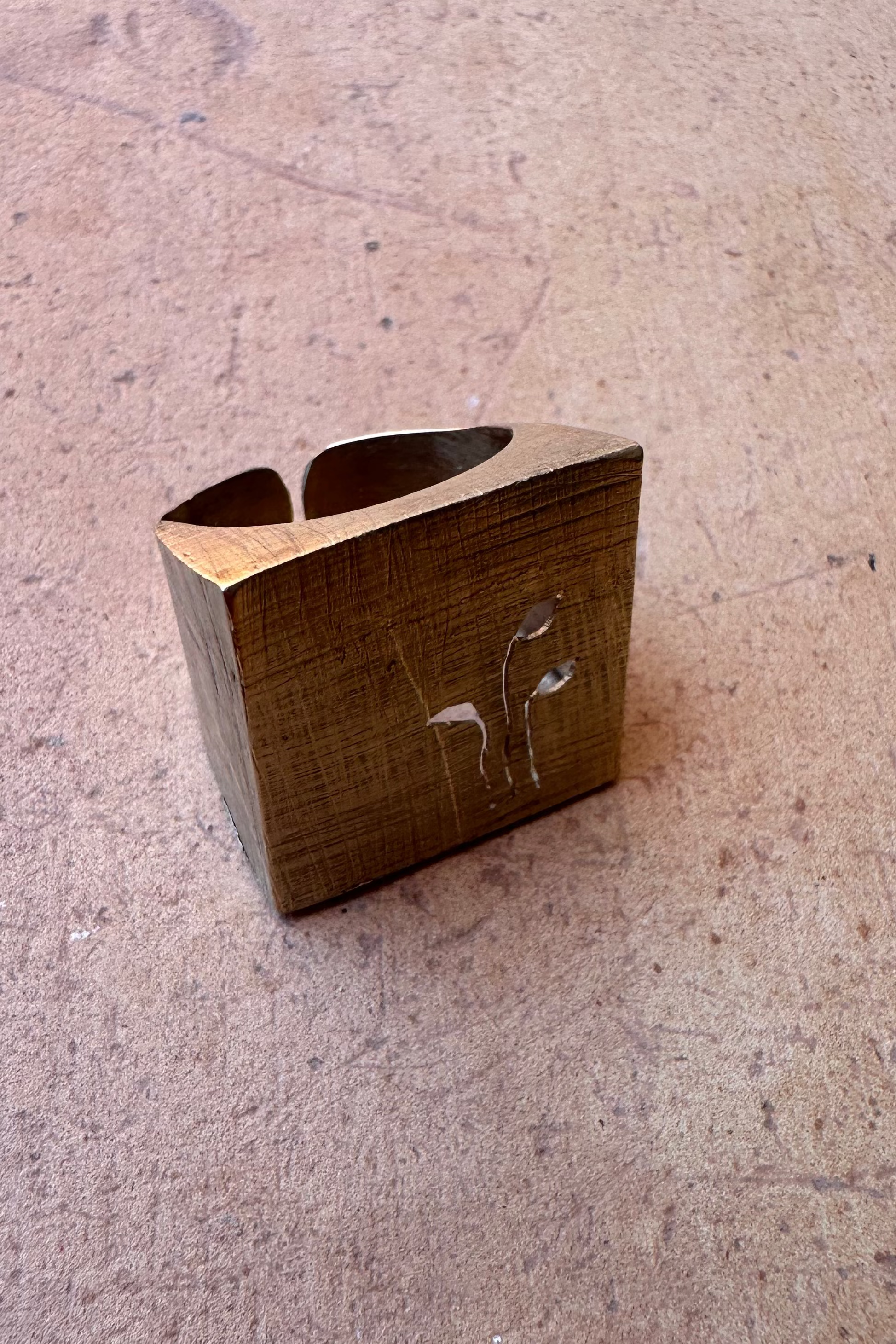 Floral Square Ring