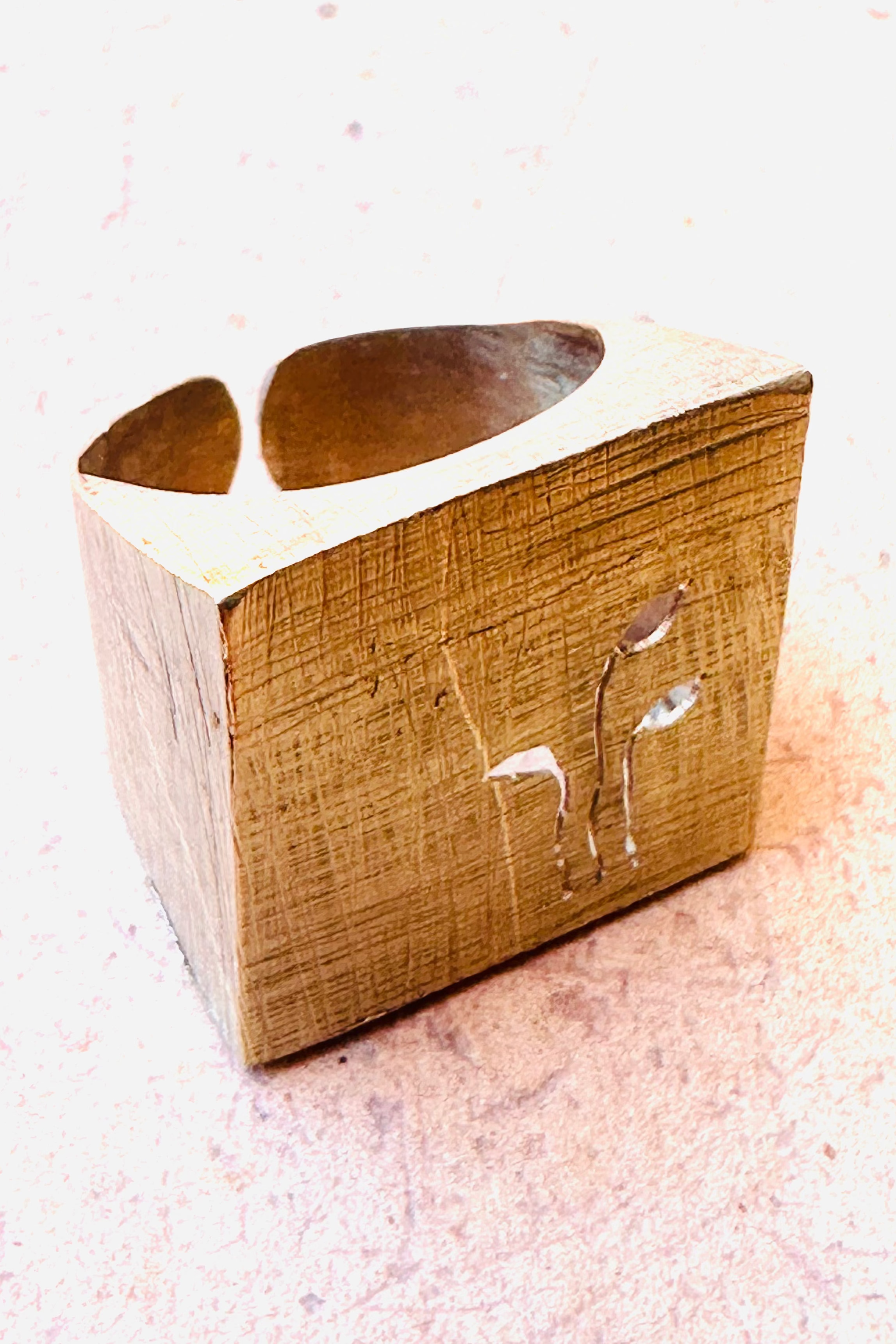 Floral Square Ring