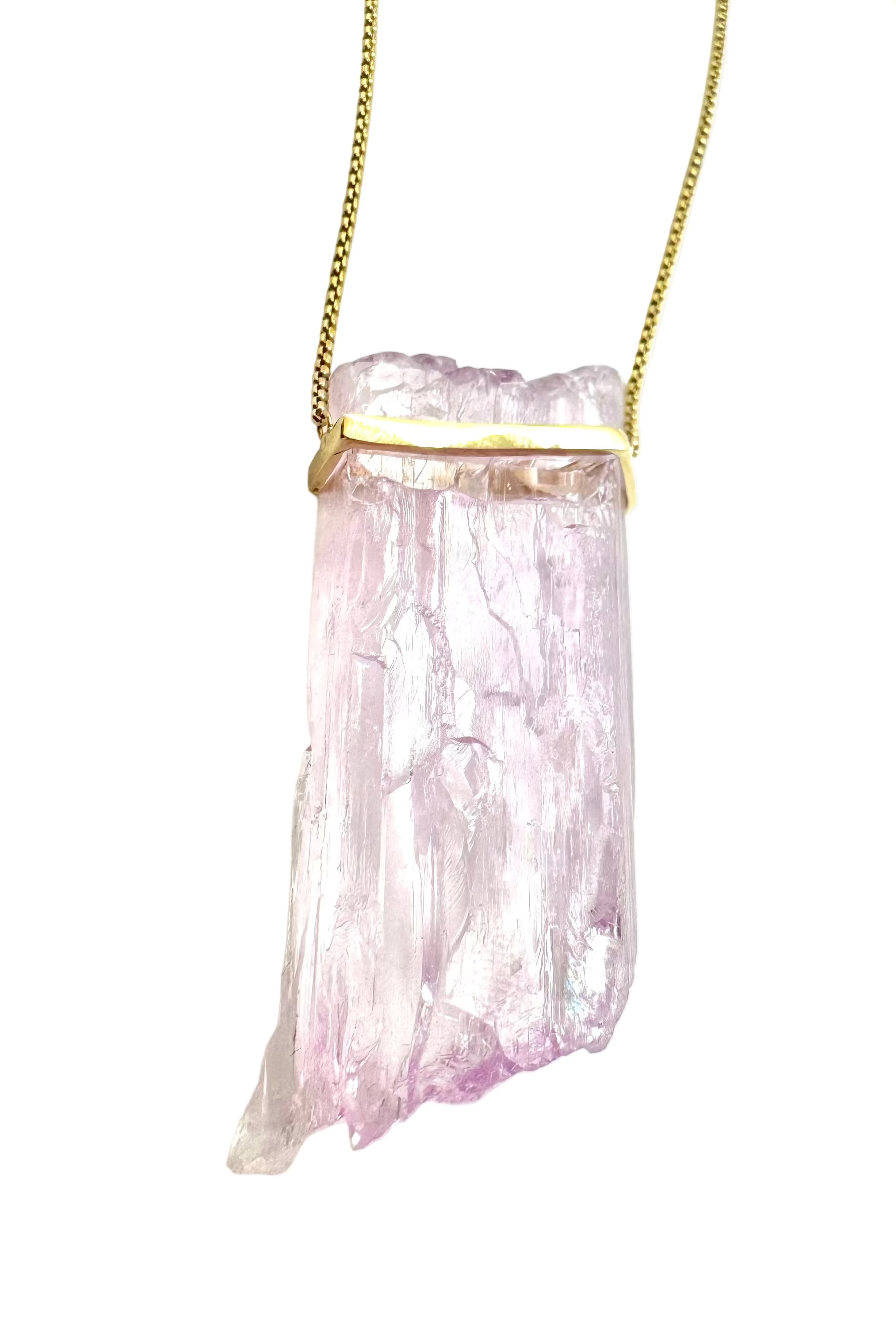 Kunzite Amulet - Raw
